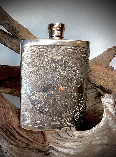 English Pewter Flask 8oz – J&S MakeScents