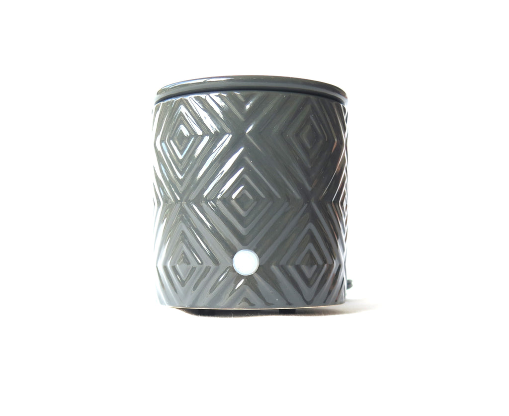 Charcoal grey scent warmer